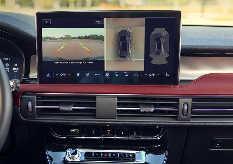 The large center touchscreen of a 2024 Lincoln Corsair® SUV is shown. | Klaben Lincoln in Kent OH